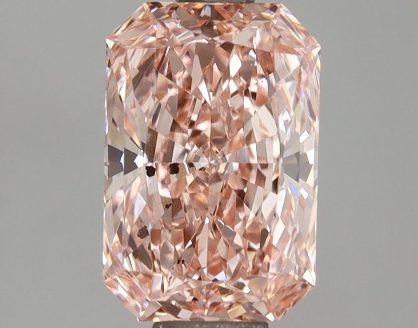 1.52 Ct. Fancy Vivid Pink Radiant Lab Grown Diamond