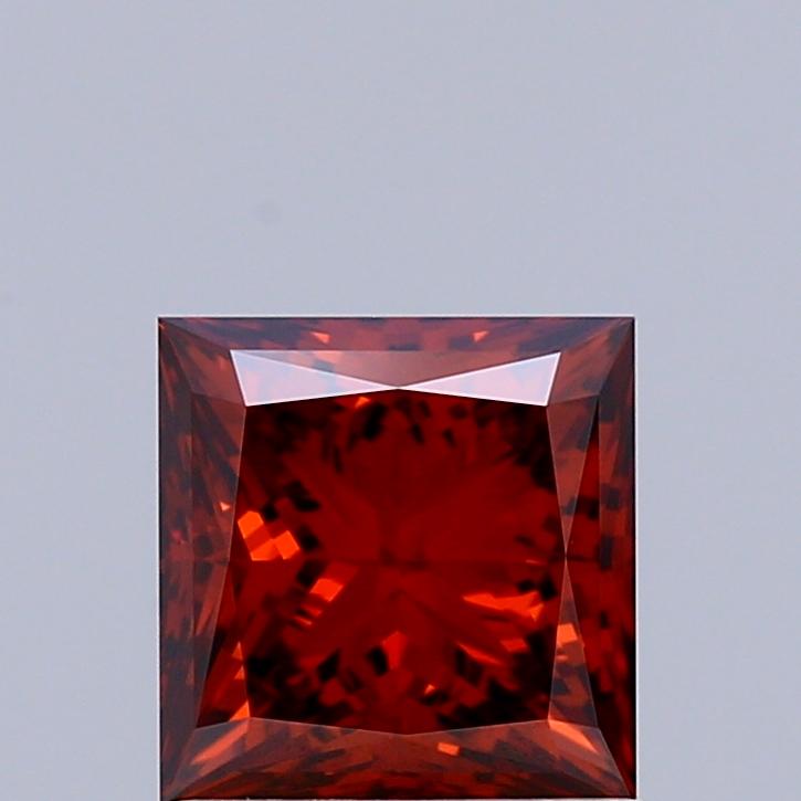 1.02 Ct. Fancy Deep Orange Princess Lab Grown Diamond