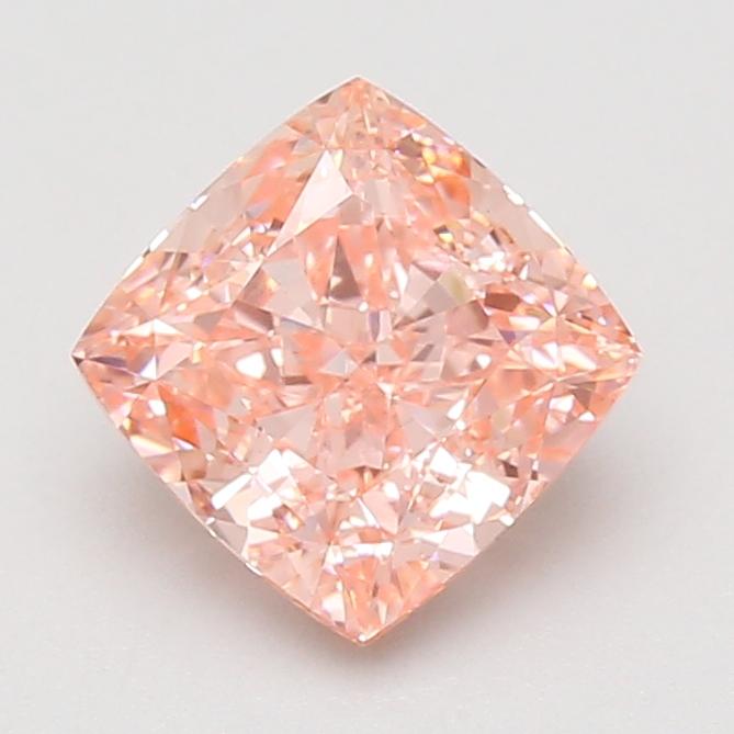 2.26 Ct. Fancy Vivid Pink Cushion Lab Grown Diamond