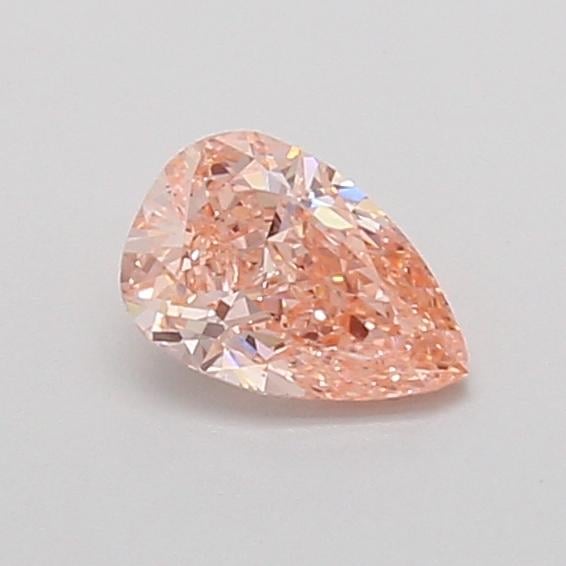 0.52 Ct. Fancy Vivid Pink Pear Lab Grown Diamond