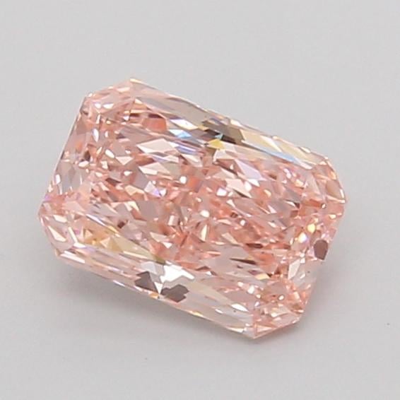 1.09 Ct. Fancy Vivid Pink Radiant Lab Grown Diamond