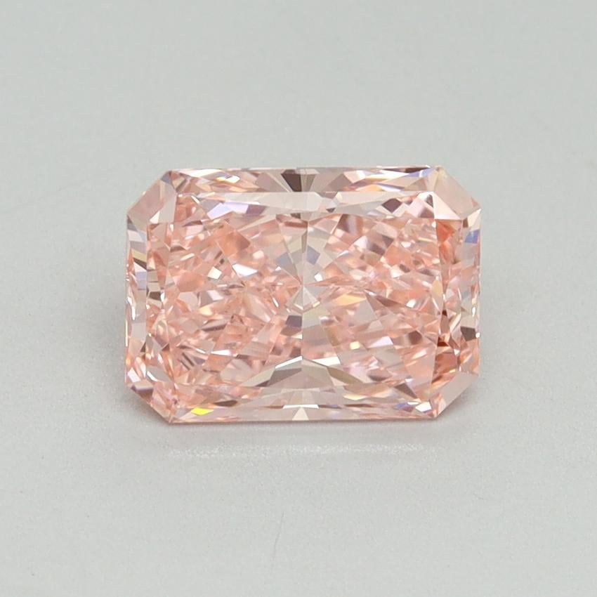 1.29 Ct. Fancy Vivid Pink Radiant Lab Grown Diamond