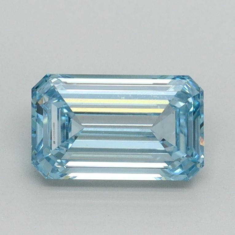 1.03 Ct. Fancy Intense Blue Emerald Lab Grown Diamond