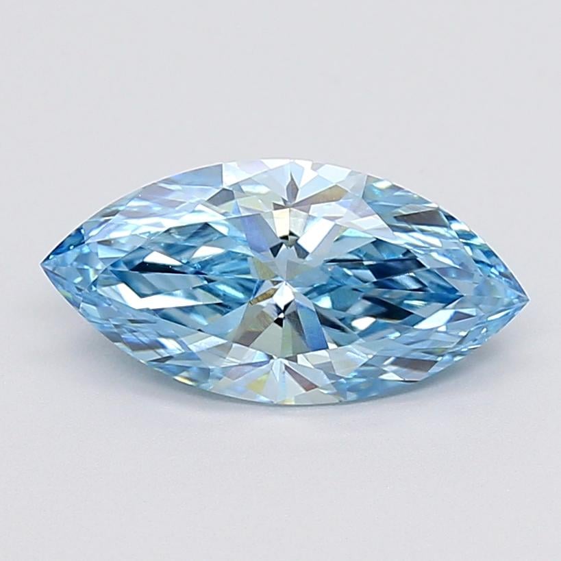 2.02 Ct. Fancy Vivid  Blue Marquise Lab Grown Diamond