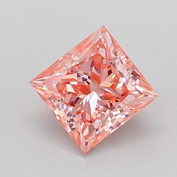 0.92 Ct. Fancy Intense  Pink Princess Lab Grown Diamond