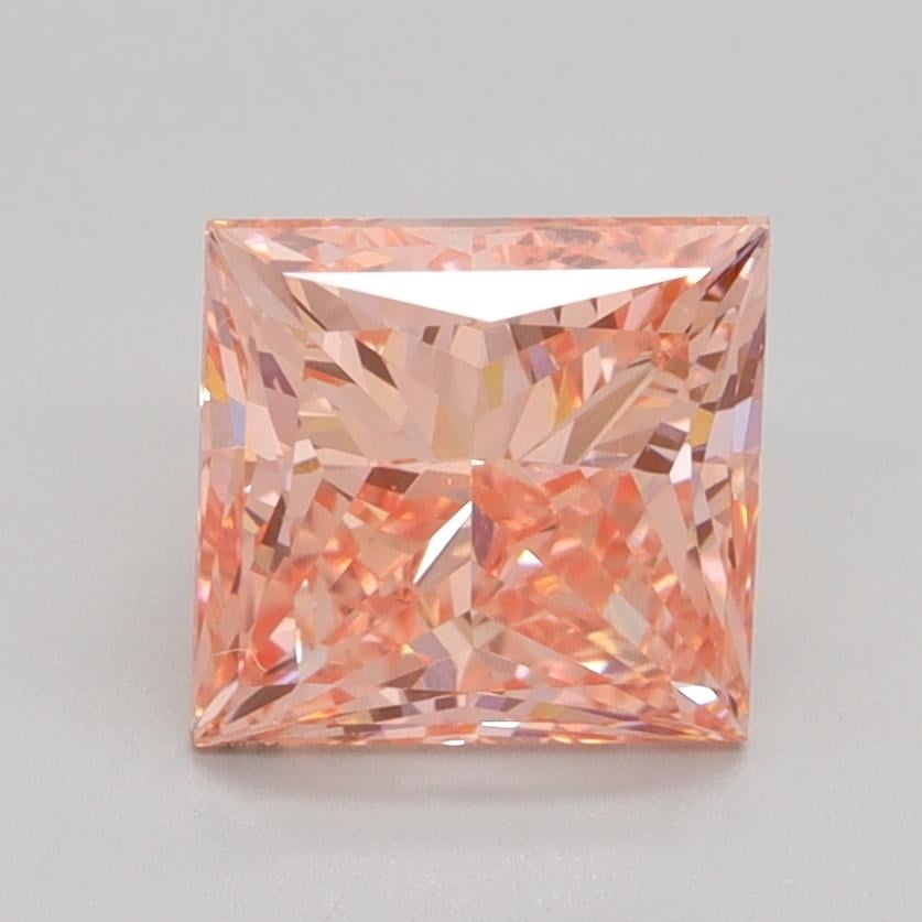 2.02 Ct. Fancy Vivid Pink Princess Lab Grown Diamond