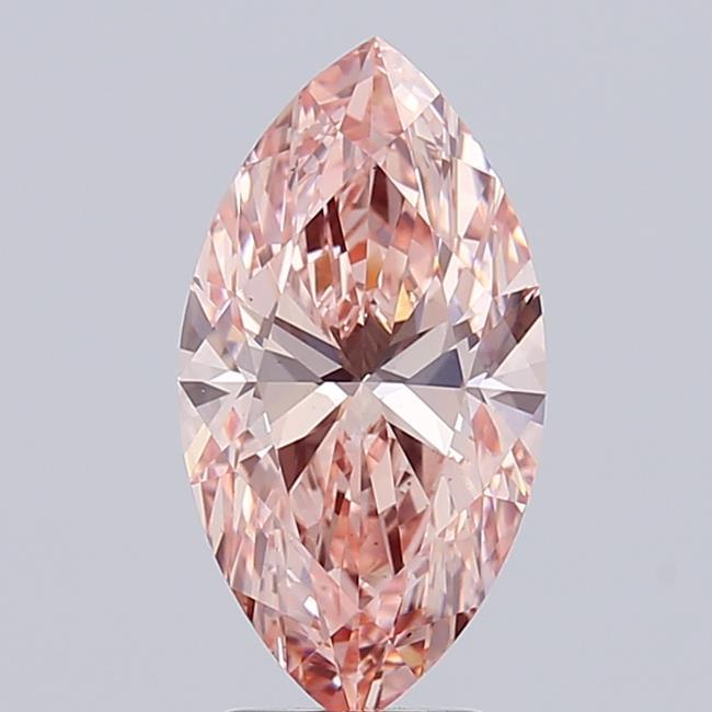3.00 Ct. Fancy Vivid Pink Marquise Lab Grown Diamond