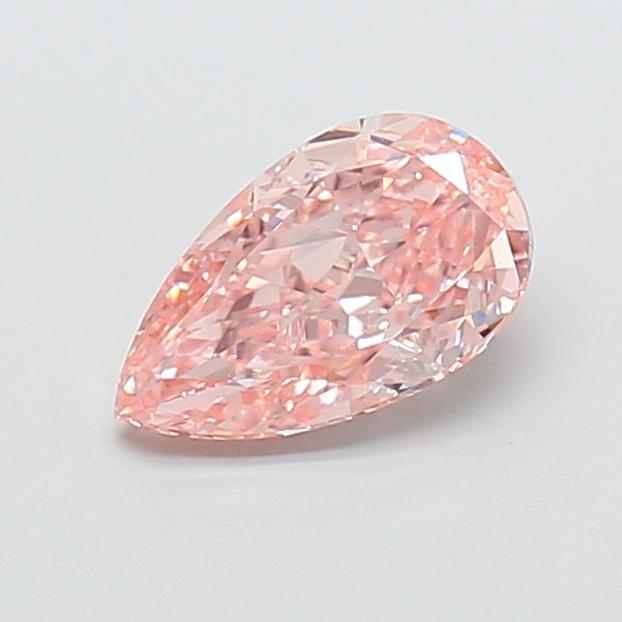 1.22 Ct. Fancy Intense Pink Pear Lab Grown Diamond