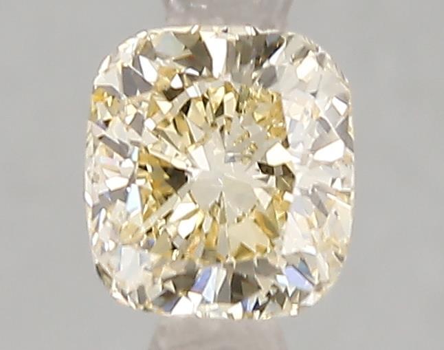 1.02 Ct. Fancy Light Yellow Cushion Lab Grown Diamond