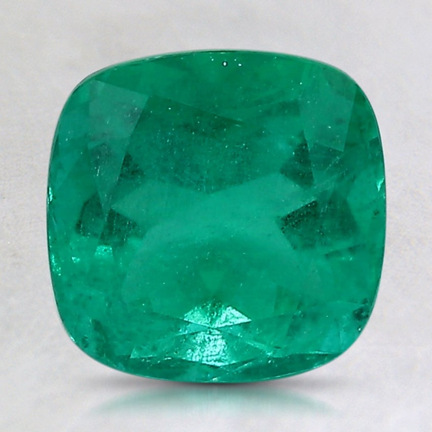 8x7.9mm Cushion Emerald