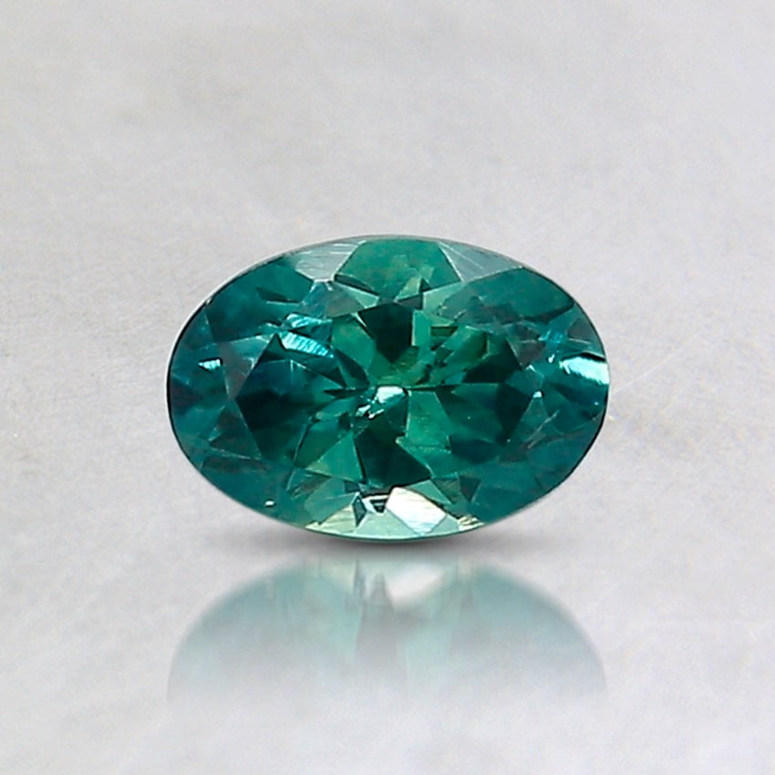 5.9x4mm Parti-Color Oval Montana Sapphire