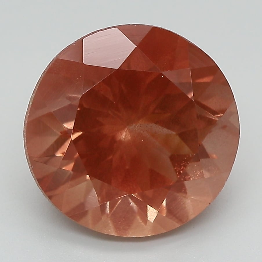 11x10.9mm Unheated Orange Round Oregon Sunstone