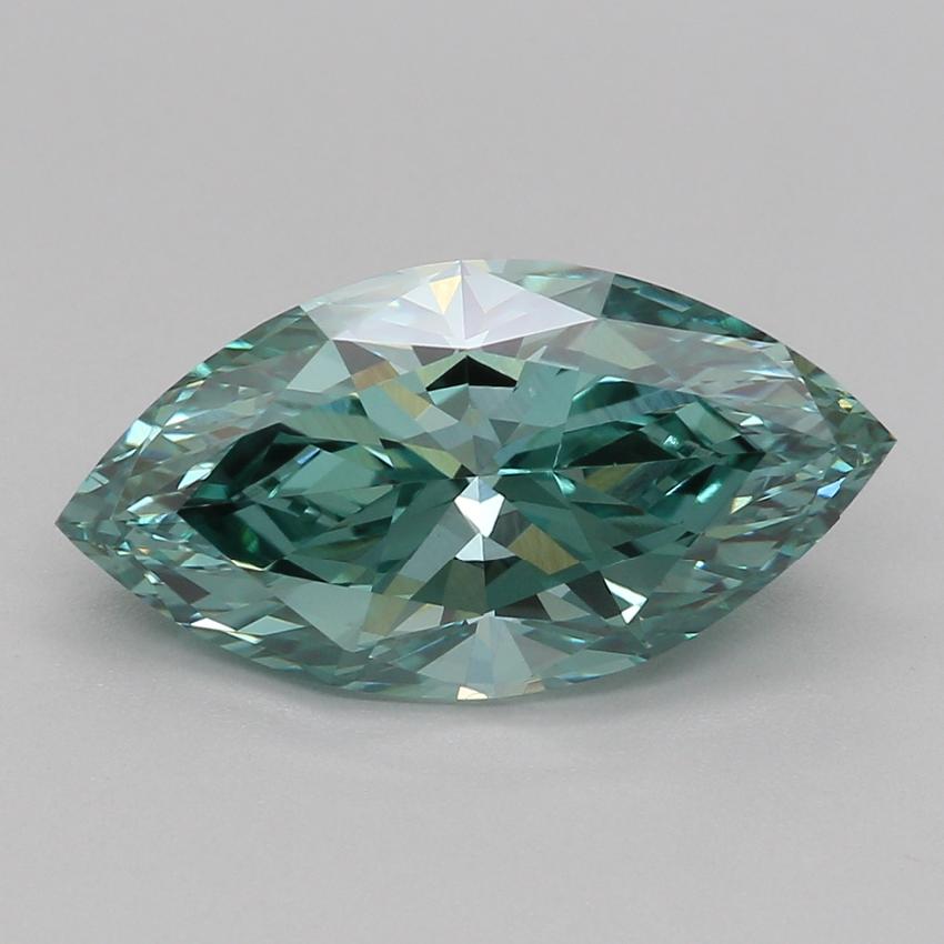 2.08 Ct. Fancy Vivid Green Marquise Lab Grown Diamond