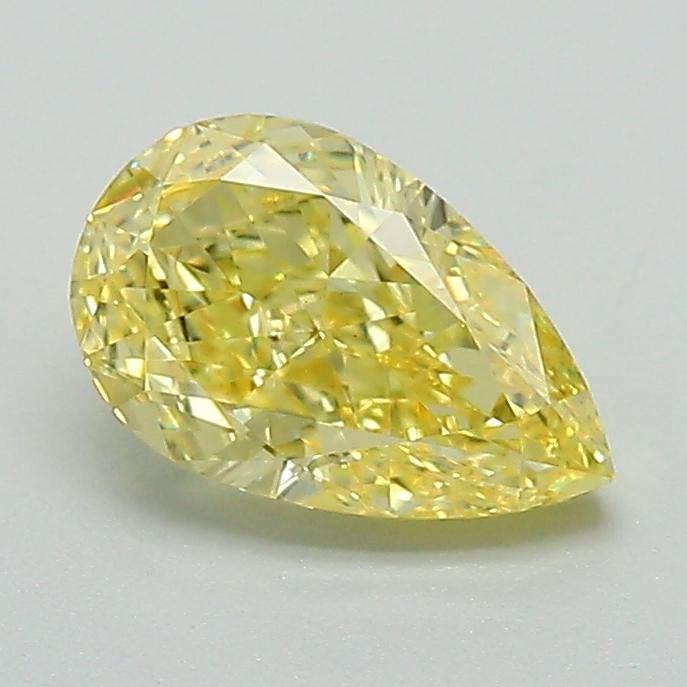1.03 Ct. Fancy Intense Yellow Pear Lab Grown Diamond