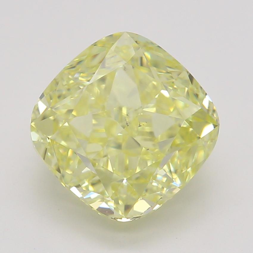 2.02 Ct. Fancy Intense Yellow Cushion Diamond