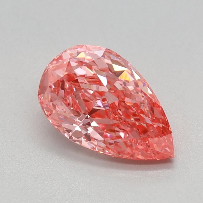 0.81 Ct. Fancy Vivid Pink Pear Lab Grown Diamond
