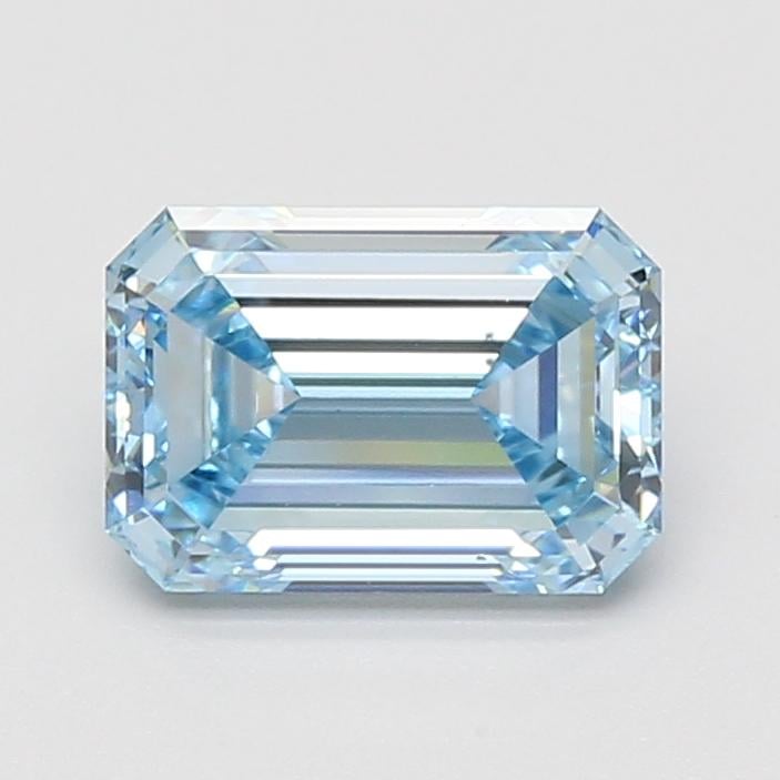 2.05 Ct. Fancy Vivid Blue Emerald Lab Grown Diamond