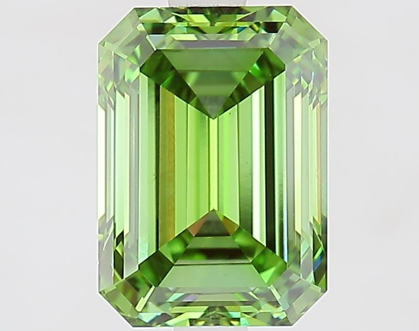 2.50 Ct. Fancy Vivid Green Emerald Lab Grown Diamond