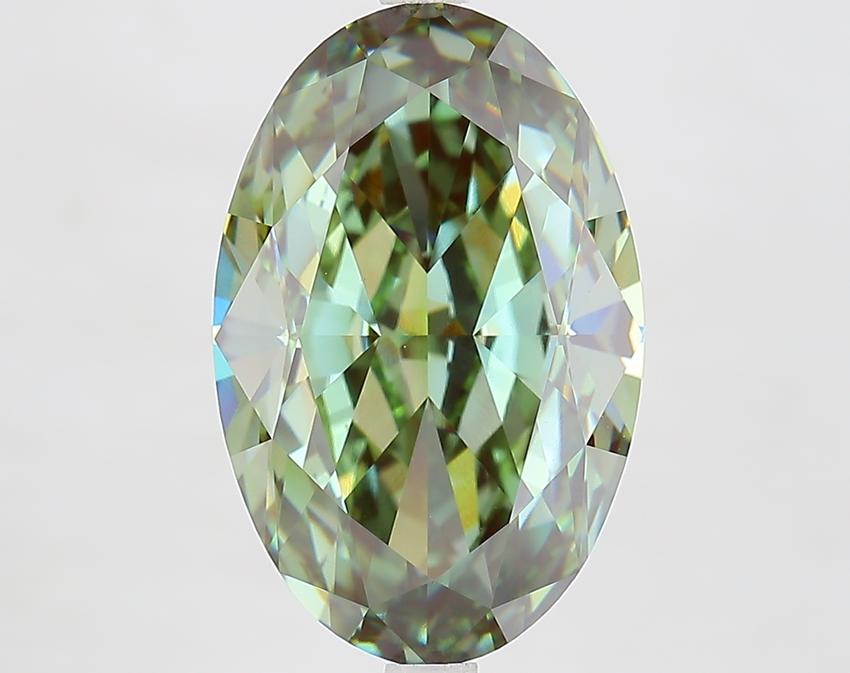2.69 Ct. Fancy Vivid Green Marquise Lab Grown Diamond