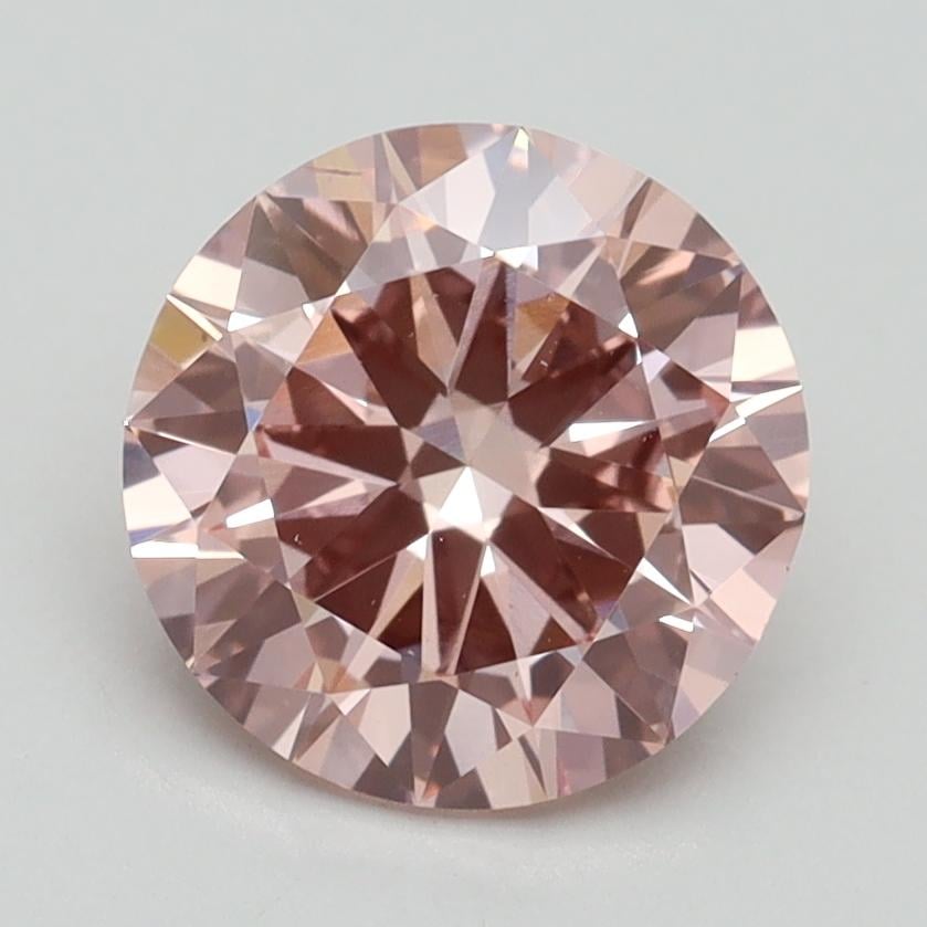 2.00 Ct. Fancy Intense Pink Round Lab Grown Diamond