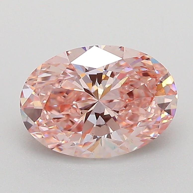 1.51 Ct. Fancy Intense Pink Oval Lab Grown Diamond