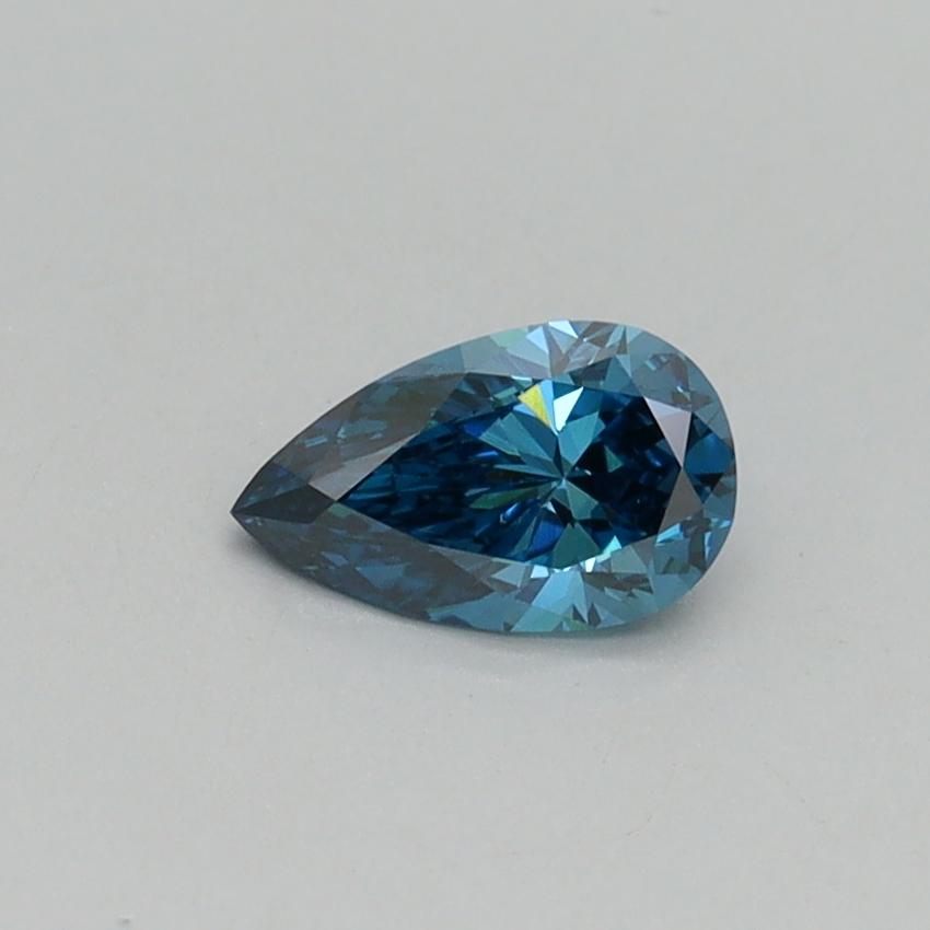 0.40 Ct. Fancy Vivid Blue Pear Lab Grown Diamond
