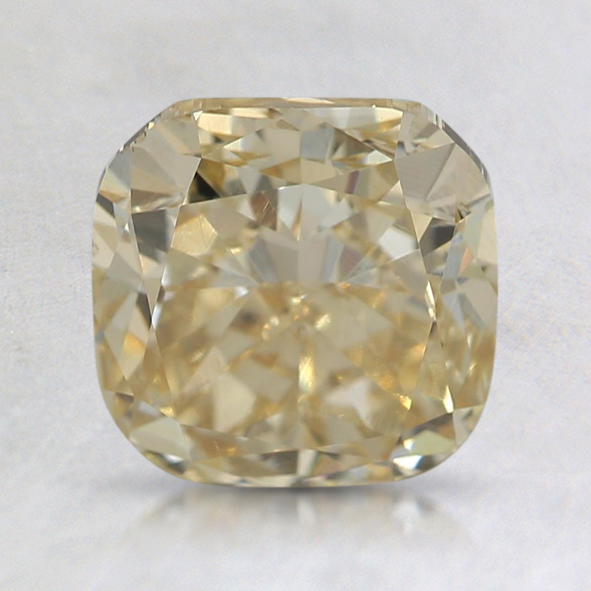 2.09 Ct. Fancy Intense Yellow Cushion Lab Grown Diamond