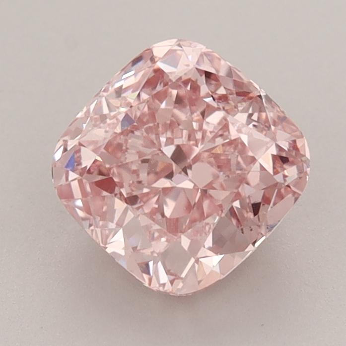 1.60 Ct. Fancy Intense  Pink Cushion Lab Grown Diamond