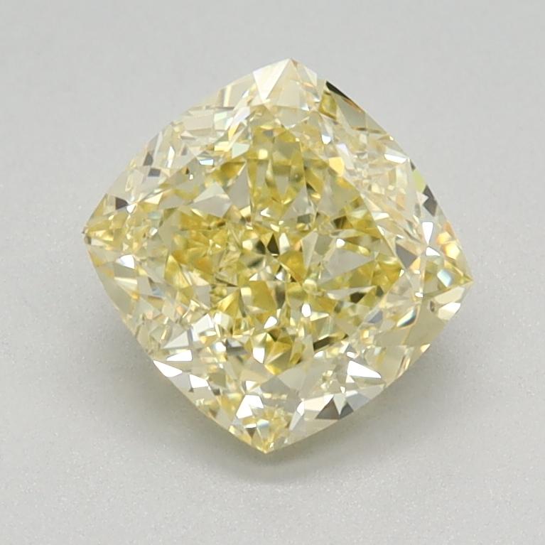 1.06 Ct. Fancy Yellow Cushion Lab Grown Diamond