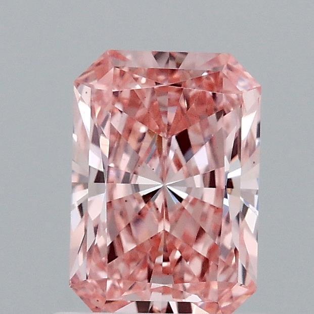1.07 Ct. Fancy Vivid Pink Radiant Lab Grown Diamond