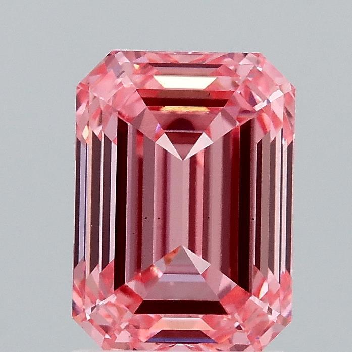 2.06 Ct. Fancy Vivid Pink Emerald Lab Grown Diamond