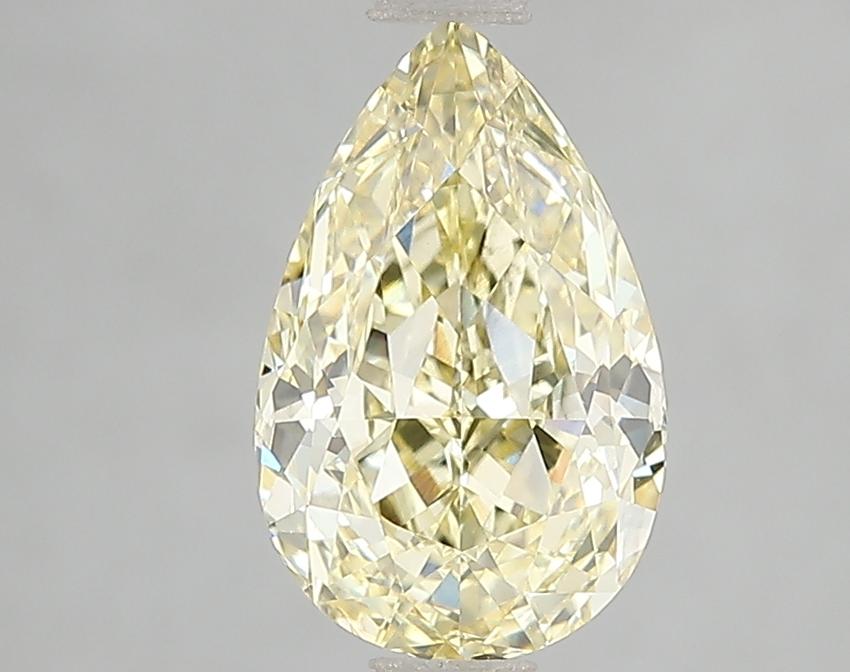 2.04 Ct. Fancy Intense Yellow Pear Lab Grown Diamond