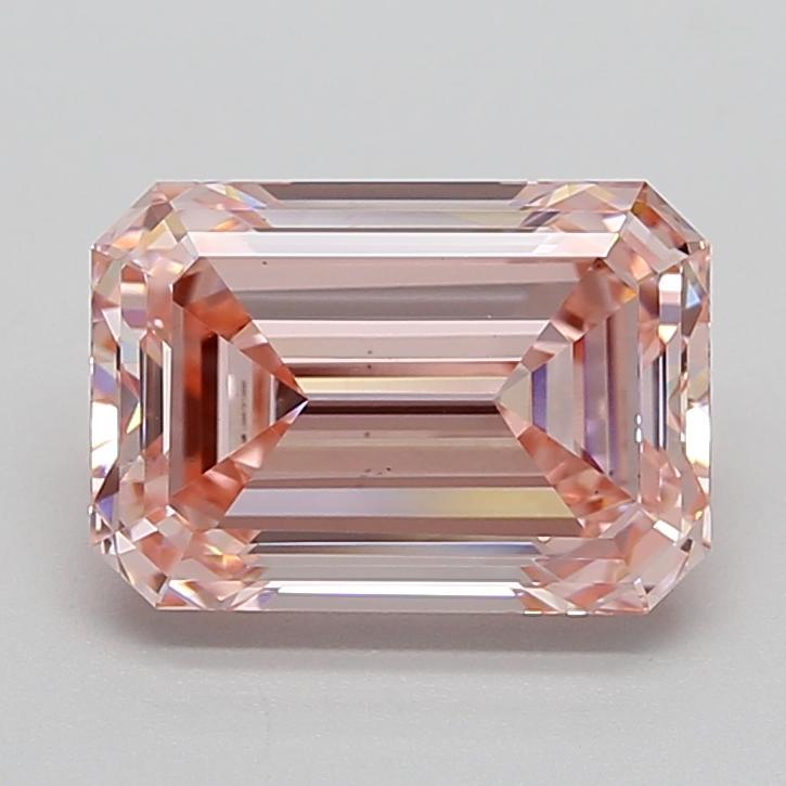 3.90 Ct. Fancy Intense  Pink Emerald Lab Grown Diamond