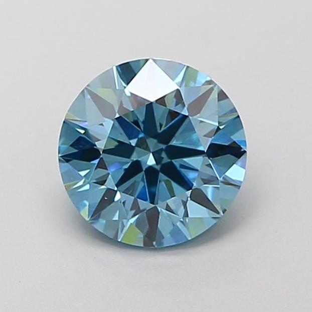 1.00 Ct. Fancy Vivid Blue Round Lab Grown Diamond