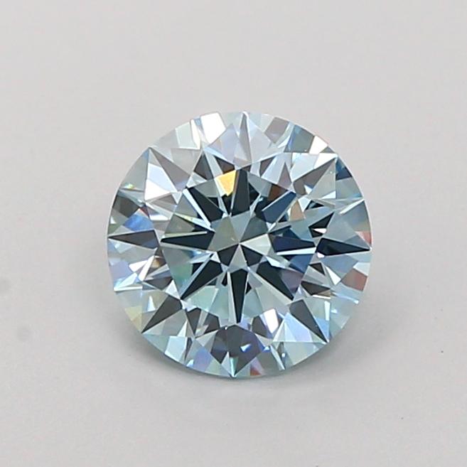 1.20 Ct. Fancy Vivid  Blue Round Lab Grown Diamond
