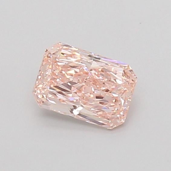 0.51 Ct. Fancy Intense Pink Radiant Lab Grown Diamond