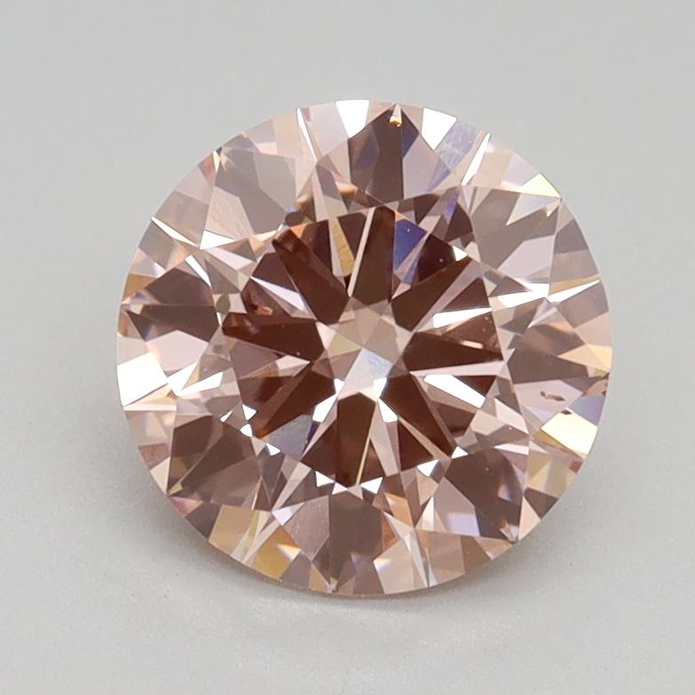 1.46 Ct. Fancy Intense Pink Round Lab Grown Diamond