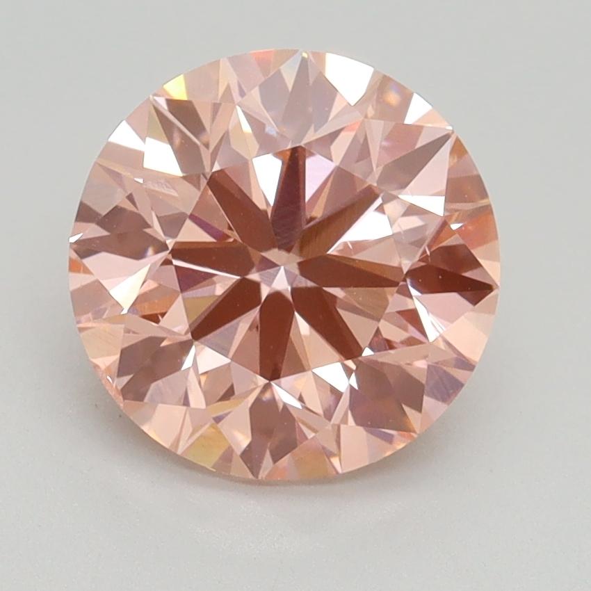 2.23 Ct. Fancy Intense Pink Round Lab Grown Diamond