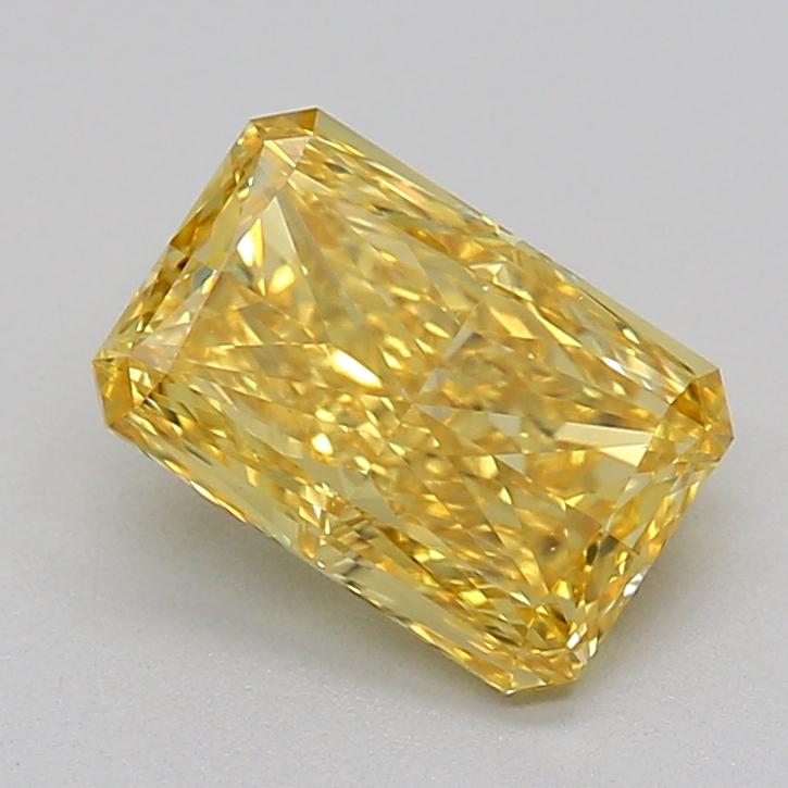 1.06 Ct. Fancy Intense  Yellow Radiant Lab Grown Diamond