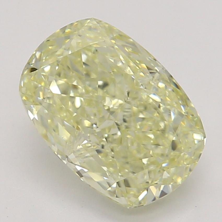 1.03 Ct. Fancy Light Yellow Cushion Diamond