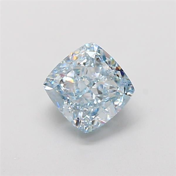 1.92 Ct. Fancy Intense Blue Cushion Lab Grown Diamond