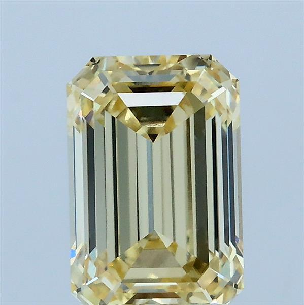 2.11 Ct. Fancy Yellow Emerald Lab Grown Diamond