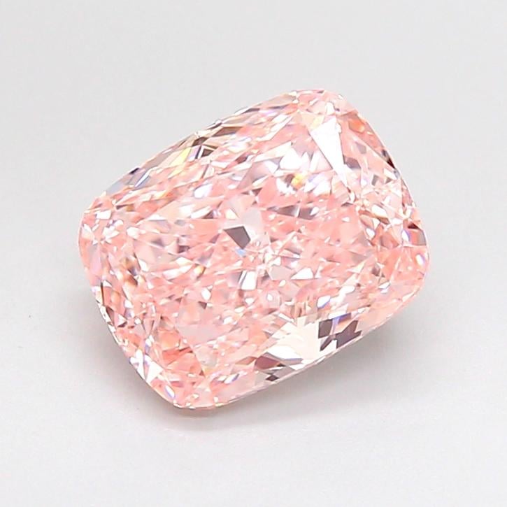 2.09 Ct. Fancy Intense  Pink Cushion Lab Grown Diamond