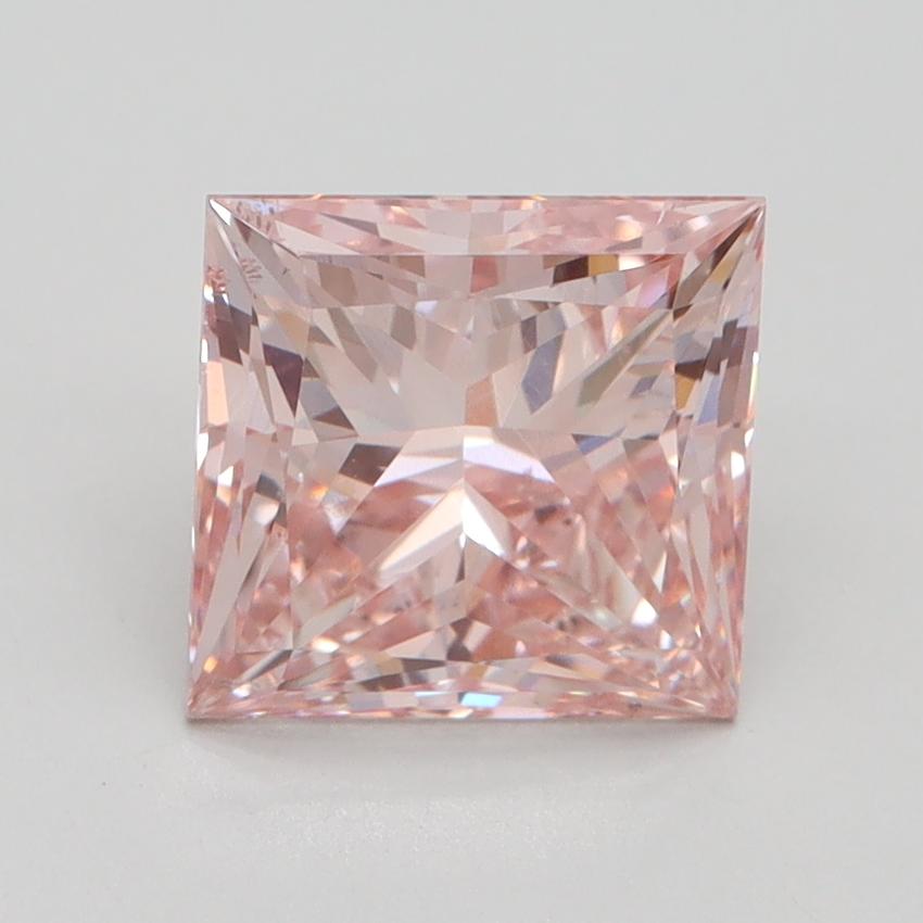 2.58 Ct. Fancy Intense Pink Princess Lab Grown Diamond