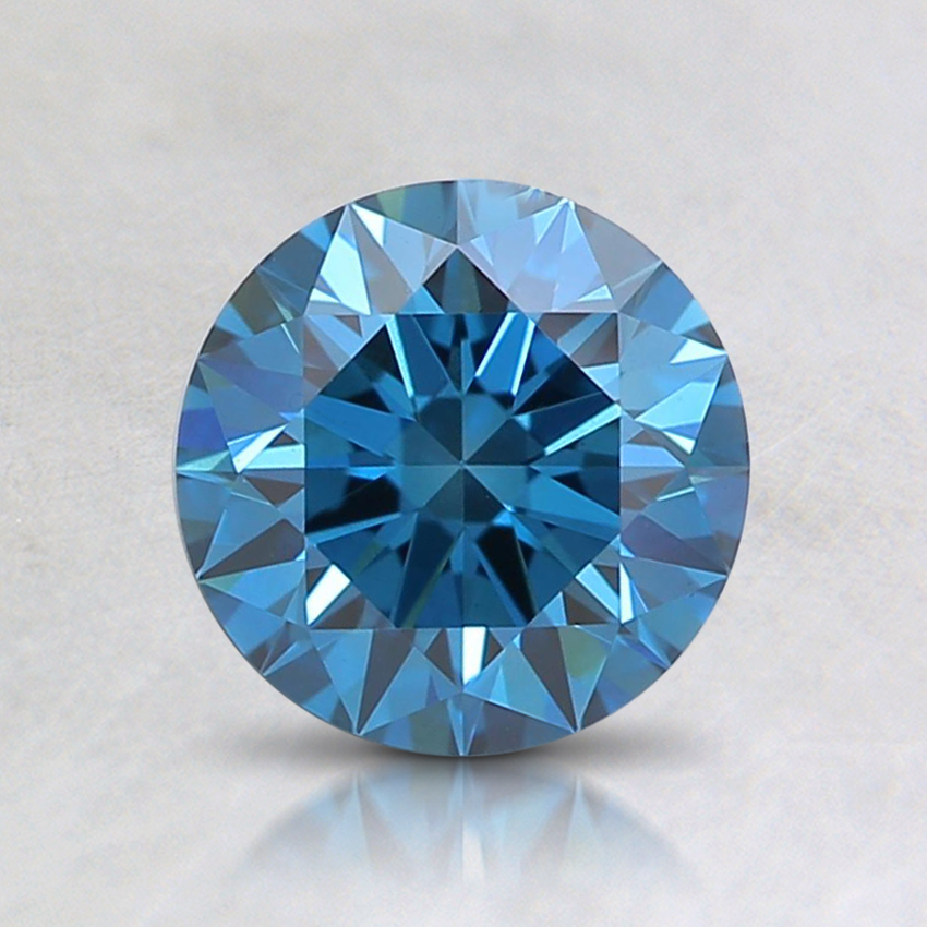 0.96 Ct. Fancy Deep Blue Round Lab Grown Diamond