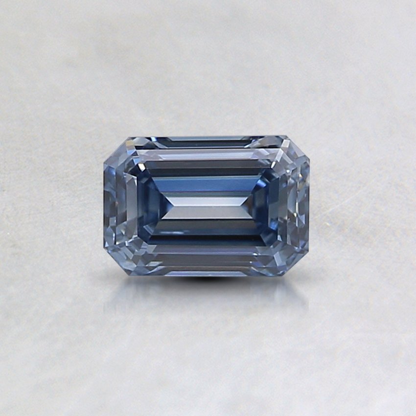 0.40 Ct. Fancy Blue Emerald Lab Grown Diamond
