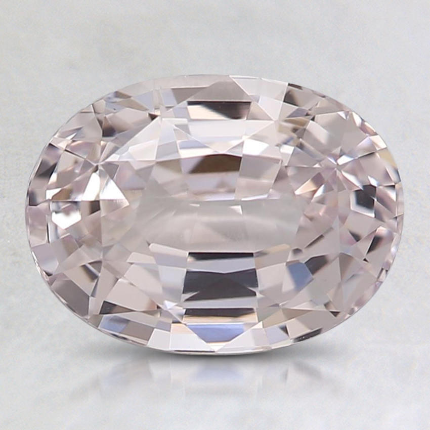 8.9x6.5mm Unheated Peach Oval Sapphire