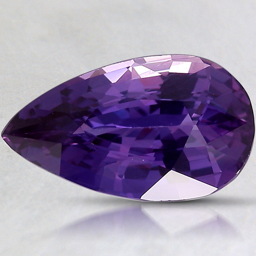 13.1x7.7mm Unheated Purple Pear Sapphire