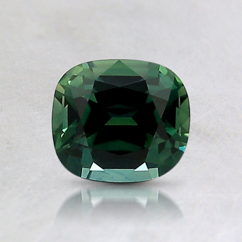 5.8x5.2mm Teal Cushion Montana Sapphire