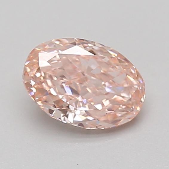 0.91 Ct. Fancy Vivid Pink Oval Lab Grown Diamond